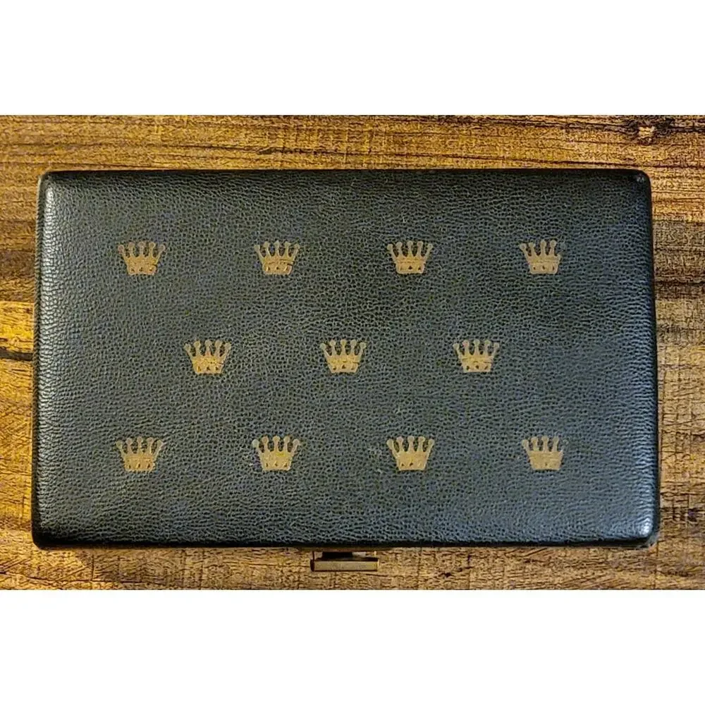 Rolex Vintage Box Brown with Gold Crown Logo for Watch - Picture 7 of 10